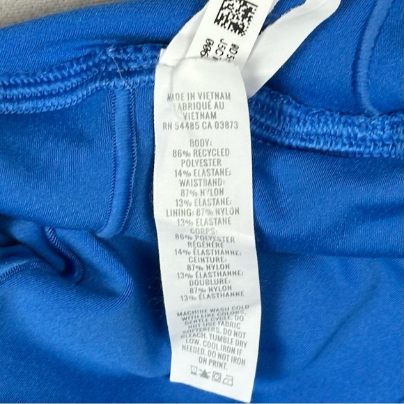 OFFLINE by Aerie Women’s Real Me Ruched  Flowy Blue Tiger Print Shorts Sz L - Picture 10 of 11